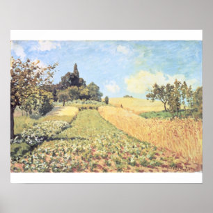 Alfred Sisley   Tarweveld Poster