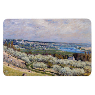 Alfred Sisley - Terrace in Saint-Germain, lente Magneet