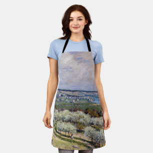 Alfred Sisley - Terrace in Saint-Germain, lente Schort