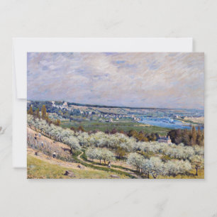 Alfred Sisley - Terras bij Saint-Germain, Lente Kaart
