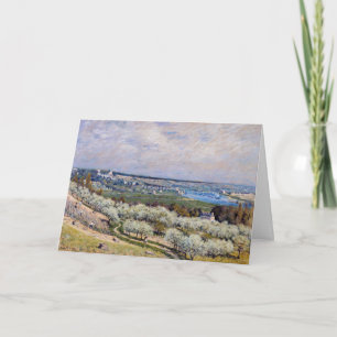 Alfred Sisley - Terras bij Saint-Germain, Lente Kaart