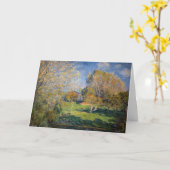 Alfred Sisley - The Garden of Hoschede, Montgeron Kaart (Gele Bloem)