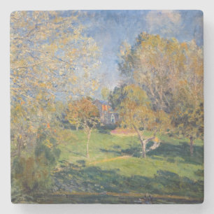 Alfred Sisley - The Garden of Hoschede, Montgeron Stenen Onderzetter