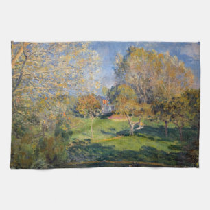 Alfred Sisley - The Garden of Hoschede, Montgeron Theedoek