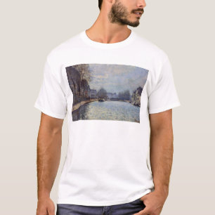 Alfred Sisley   Uitzicht van het Canal St-Martin i T-shirt