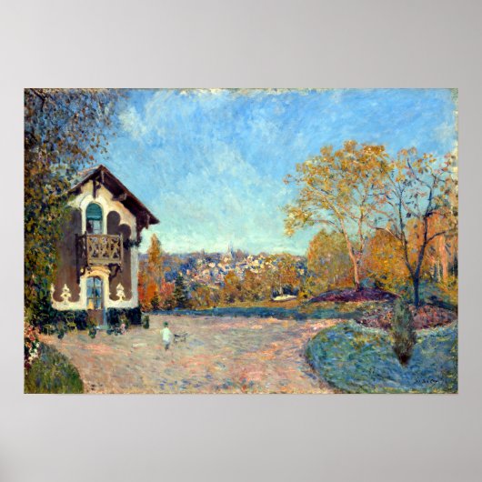 Alfred Sisley Uitzicht van Marly-le-Roi van Coeur- Poster (Voorkant)