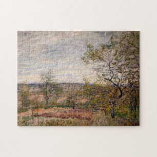 Alfred Sisley - Winderige dag bij Veneux Legpuzzel