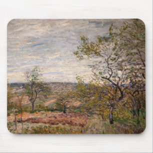 Alfred Sisley - Winderige dag bij Veneux Muismat