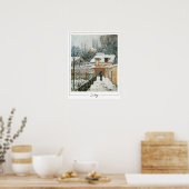 Alfred Sisley Zedign Affiche d'art #1 (Cuisine)