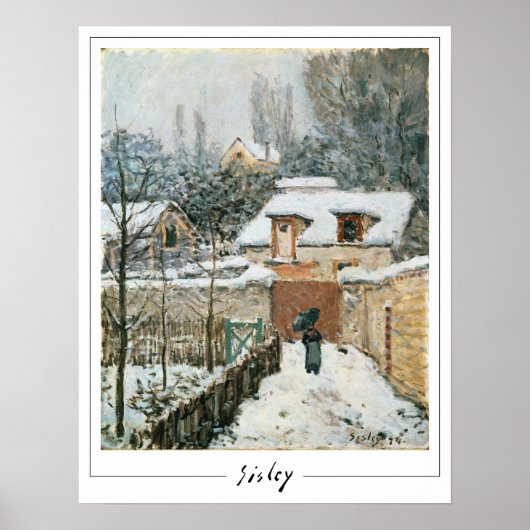 Alfred Sisley Zedign Affiche d'art #1 (Devant)