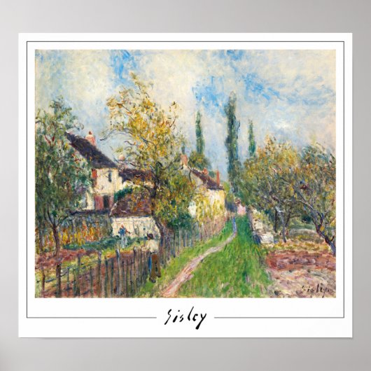 Alfred Sisley Zedign Affiche d'art #15 (Devant)