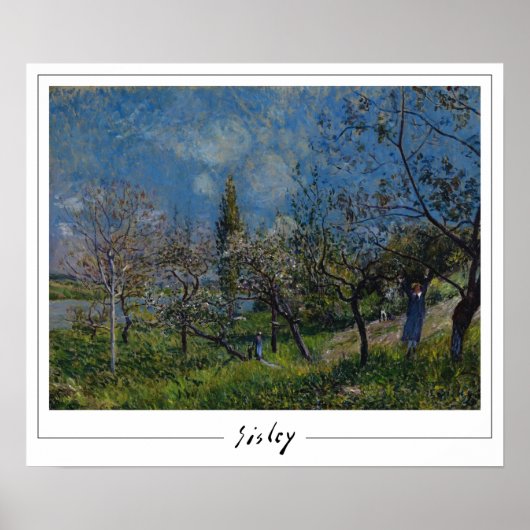 Alfred Sisley Zedign Affiche d'art #5 (Devant)