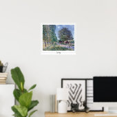 Alfred Sisley Zedign Art Poster #152 (Thuiskantoor)