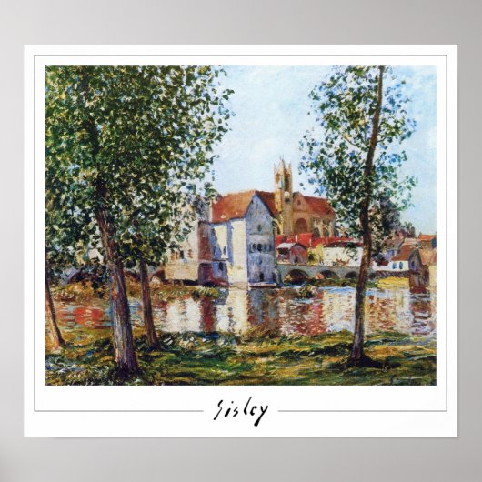 Alfred Sisley Zedign Art Poster #579 (Voorkant)
