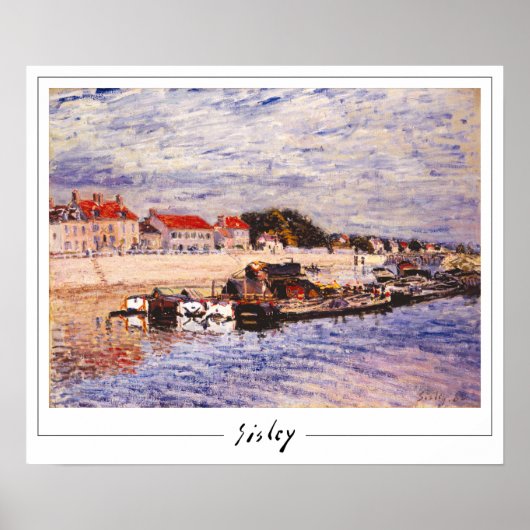 Alfred Sisley Zedign Art Poster #6 (Devant)
