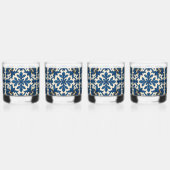 💙 "Alfresco & Fabulous" (set van 4) Whisky Glas (Achterkant)