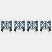 💙 "Alfresco & Fabulous" (set van 4) Whisky Glas (Voorkant)