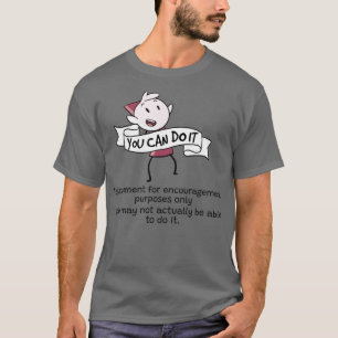 Alfur Hilda je kunt het doen T-shirt