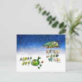 Algae Joy Krill Bonne Will Carte postale (Debout devant)