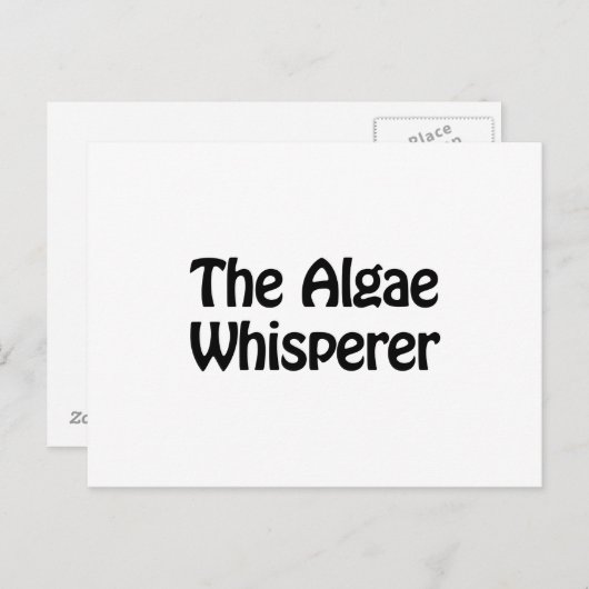 algae whisperer briefkaart (Voorkant / Achterkant)