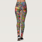 "Algaehuasca" Druk Leggings af van Dax + Haeckel (Achterkant)