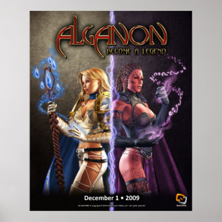 Alganon Legend Vrouw Poster