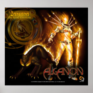 Alganon Zanyana Deity Poster