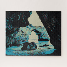 Algarve gift Portugal, Marinha strand Jigzaag Puzz