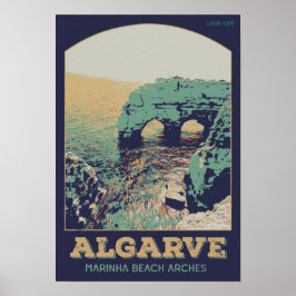 Algarve Marinha beest Portugal Poster