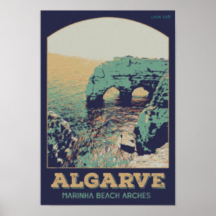 Algarve Marinha beest Portugal Poster