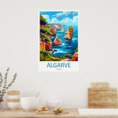 Algarve National Park Poster Travel Ski Vintage (Cuisine)