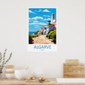 Algarve Park Vintage National Ski Travel Poster (Cuisine)