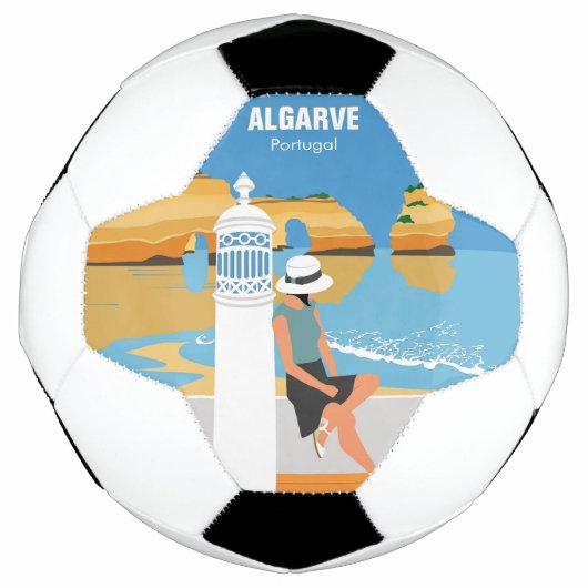 Algarve plage fille voyage vintage style (Devant)