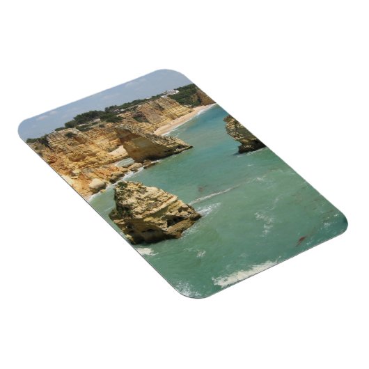 Algarve, Portugal, het strand van Benagil en kliff Magneet (Rechterzijde)