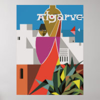 Algarve, Portugal Poster Vintage voyage