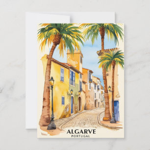 Algarve Portugal Schilderachtig Briefkaart – Kustr
