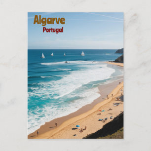 Algarve Portugal Schilderachtig Briefkaart – Kustr