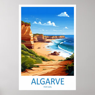 Algarve Reis Vintage Poster Nationaal Ski Park