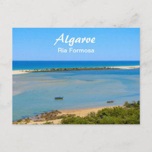 Algarve Ria Formosa Zeegezicht in Portugal Briefkaart