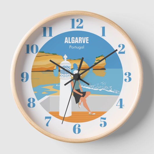 Algarve strandmeisje op manier (Voorkant)