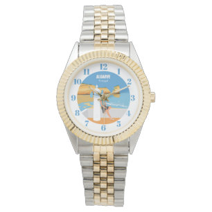 Algarve strandmeisje op manier horloge