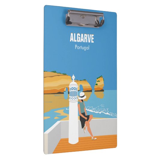 Algarve strandmeisje op manier klembord (Rechts)