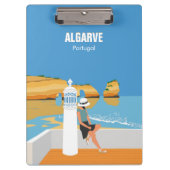 Algarve strandmeisje op manier klembord (Voorkant)