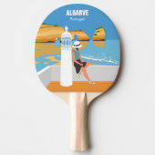 Algarve strandmeisje op manier tafeltennisbatje (Voorkant)