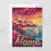 Algarve Sunset Briefkaart (Voorkant / Achterkant)