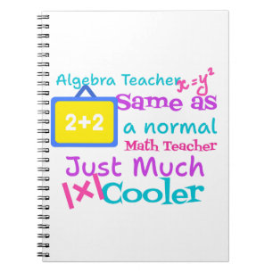 Algebra docent hetzelfde als een normale Wiskunde Notitieboek
