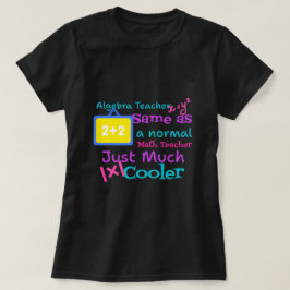 Algebra docent hetzelfde als een normale Wiskunde  T-shirt