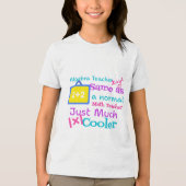 Algebra docent hetzelfde als een normale Wiskunde Tri-Blend Shirt (Voorkant)