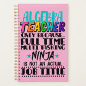 Algebra Enseignant Uniquement Parce Qu'À Temps Ple (Devant)