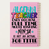 Algebra Enseignant Uniquement Parce Qu'À Temps Ple (Dos)